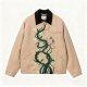 Top-Grade 500gsm 100% Cotton Canvas Work Jacket Men's Winter Heavyweight Work Coat