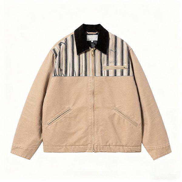 Premium 500gsm 100% Cotton Canvas Utility Jacket Winter Heavyweight Men's Work Coat