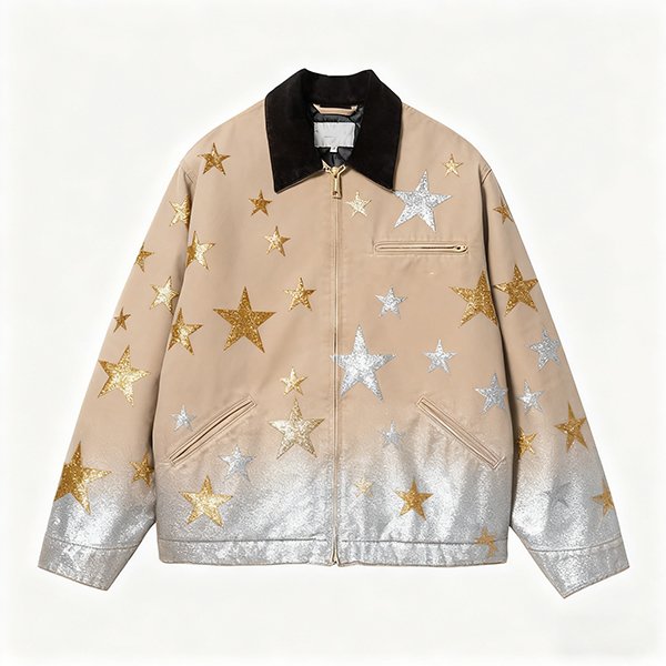 High-Quality 500gsm 100% Cotton Canvas Heavyweight Work Jacket Men's Winter Coat