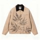 High-Quality 500gsm 100% Cotton Canvas Winter Work Jacket Men's Heavyweight Duty Coat